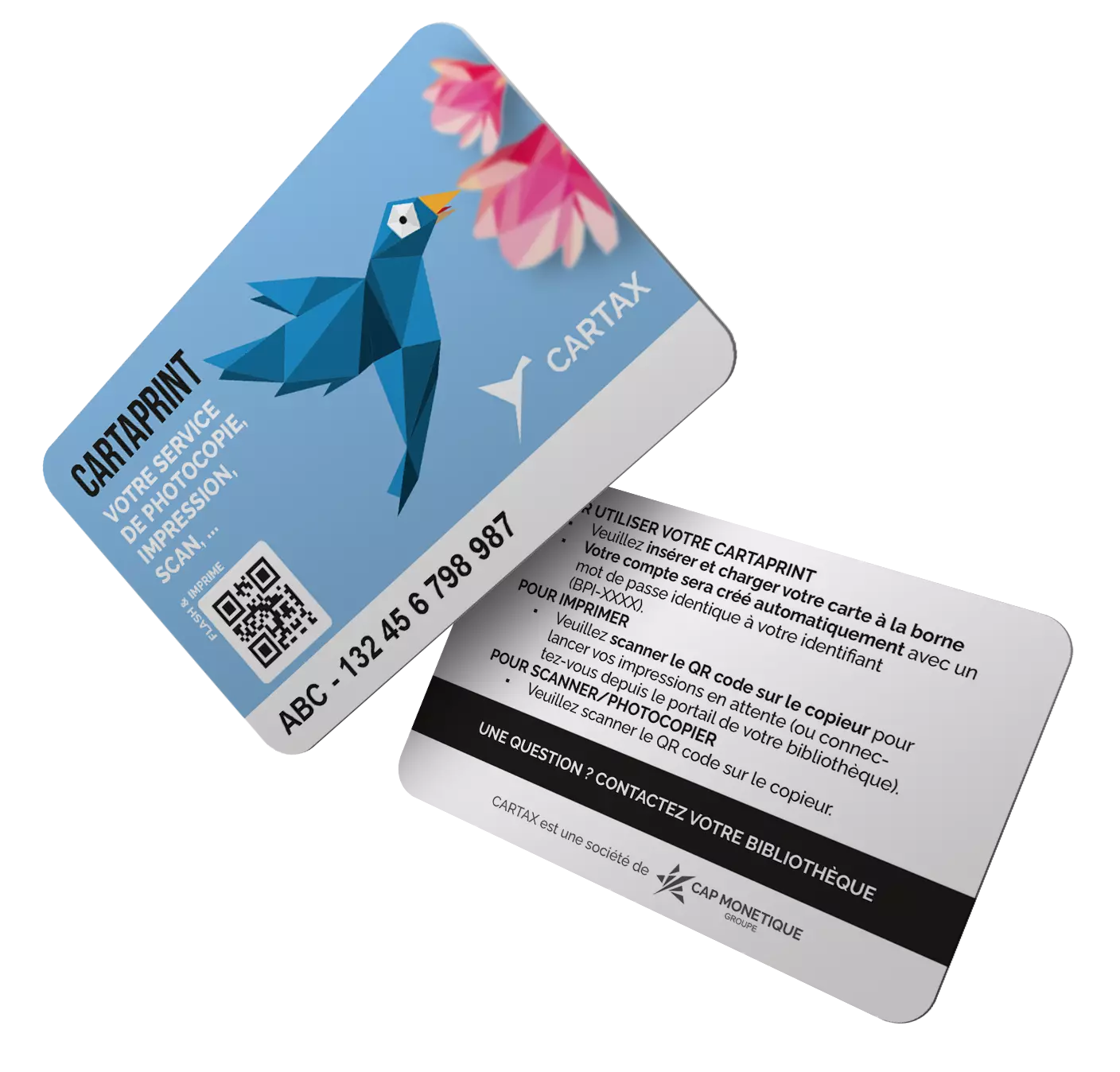 CARTAPRINT : la carte dédiée à la gestion et l'utilisation des services d'impression, de photocopie et de scans